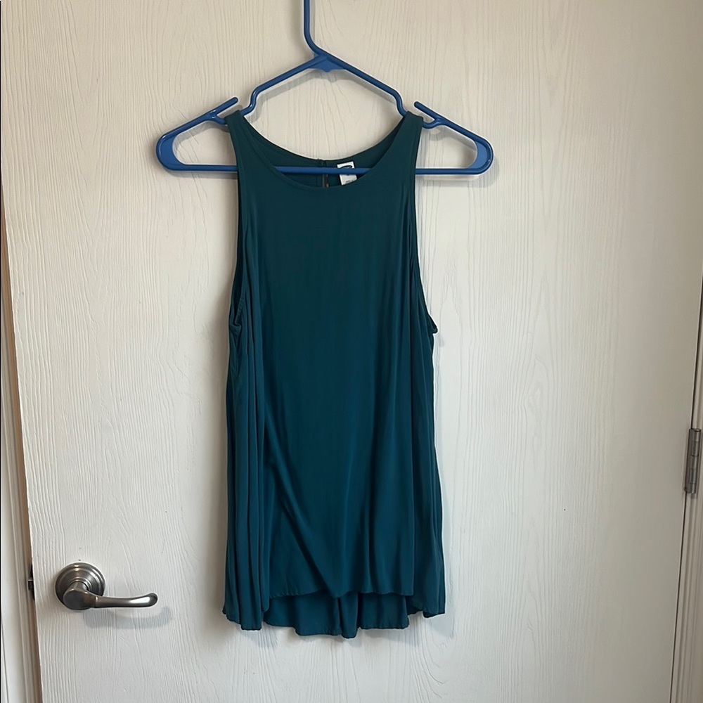 Teal Sleeveless Women's Top